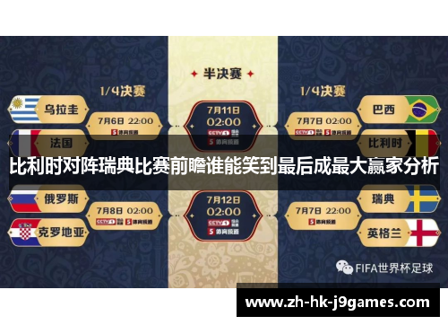 比利时对阵瑞典比赛前瞻谁能笑到最后成最大赢家分析