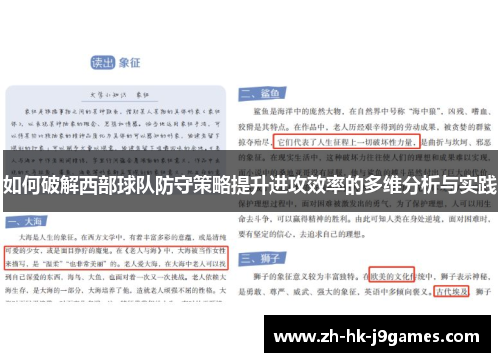 如何破解西部球队防守策略提升进攻效率的多维分析与实践 如何破解西部球队防守策略提升进攻效率的多维分析与实践